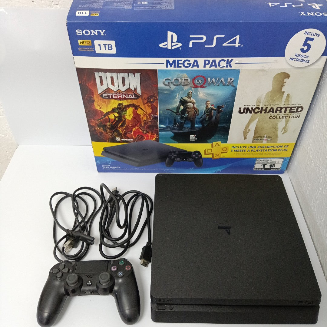 CONSOLA DE VIDEOJUEGO SONY PS4 SLIM 1 TB (SEMINUEVO)