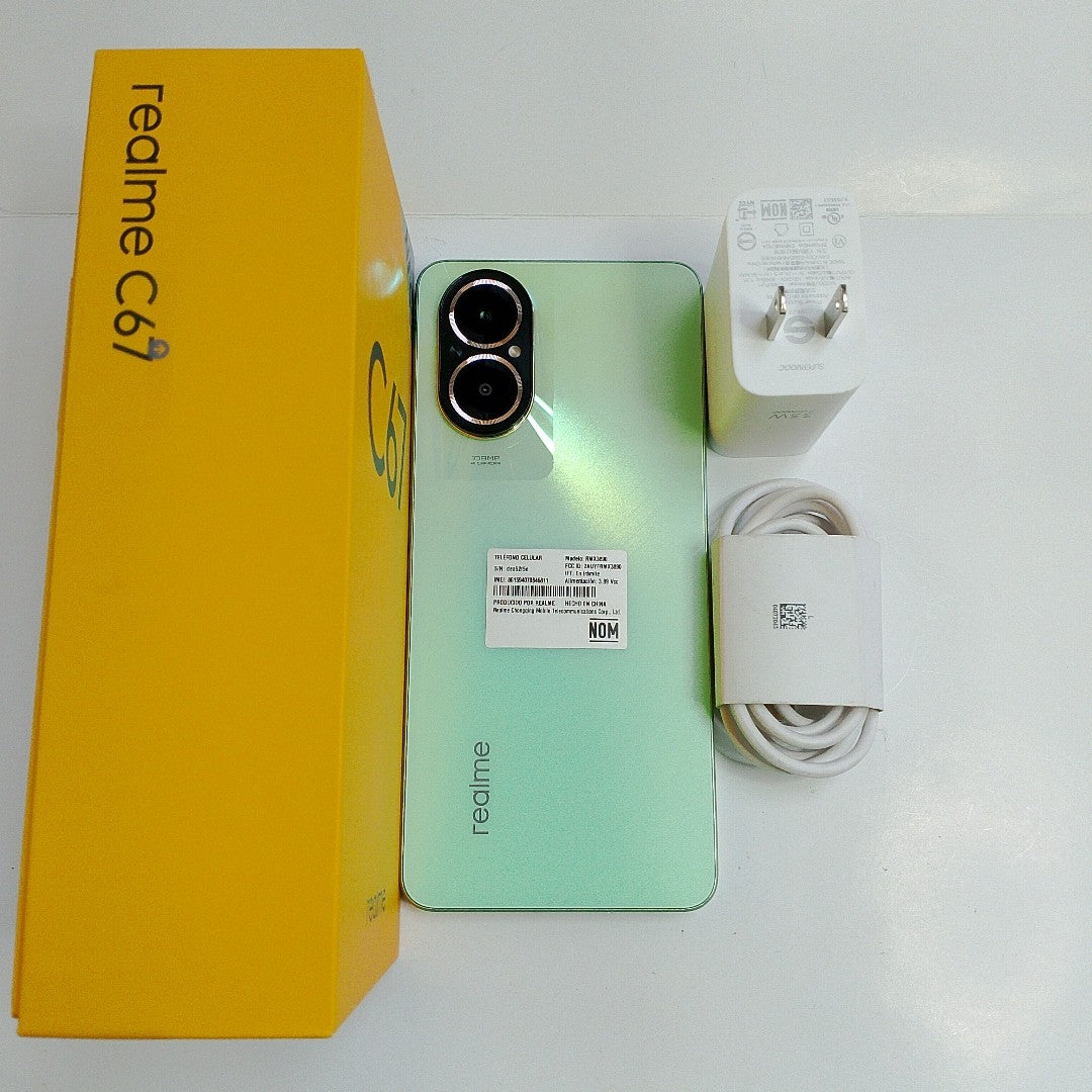 CELULAR REALME C67 RMX3890 (2023) 256 GB 8 GB RAM (SEMINUEVO)