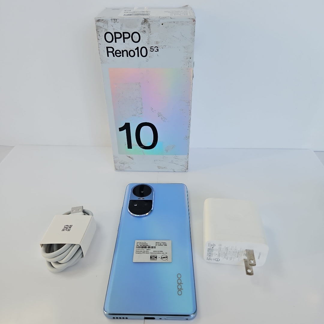 CELULAR OPPO  RENO10 5G CPH2531 (2023) 256 GB 8 GB RAM (SEMINUEVO)