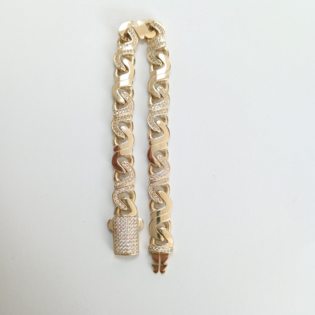 PULSERAS DAMA ORO 14K 15.7 (NUEVO)