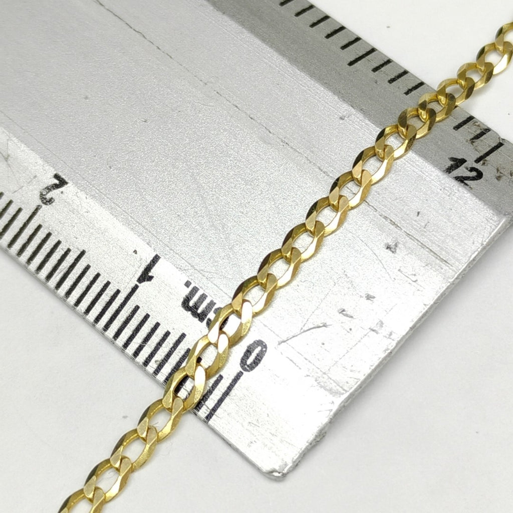 CADENAS BARBADA AMARILLA ORO 14K 4.9 (NUEVO)