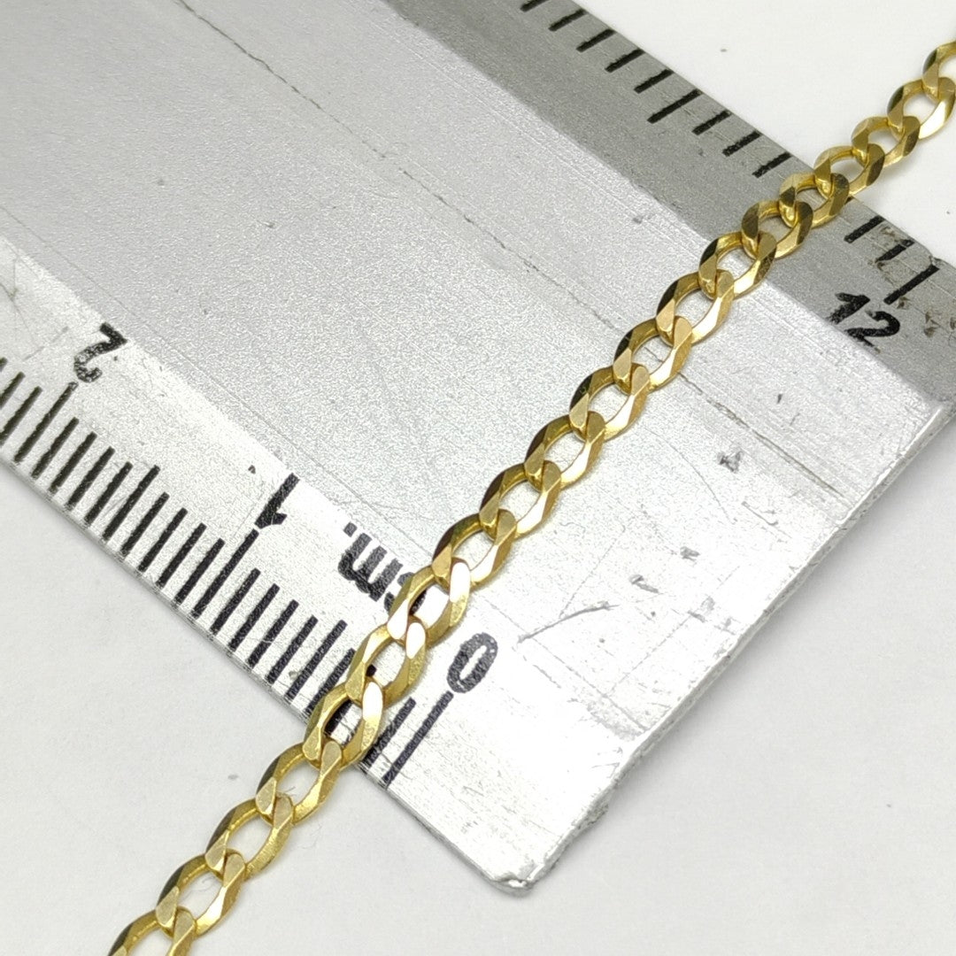 CADENAS BARBADA AMARILLA ORO 14K 4.9 (NUEVO)