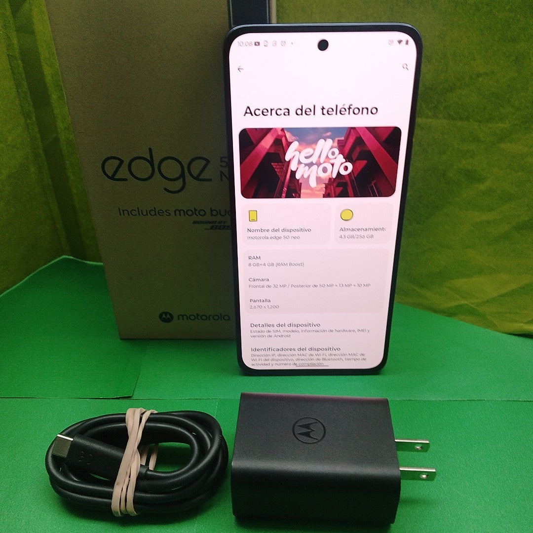 CELULAR MOTOROLA EDGE 50 NEO XT2409-2 (2024) 256 GB 8 GB RAM (SEMINUEVO)