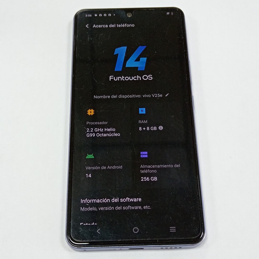 CELULAR VIVO V25E V2242 (2022) 256 GB 8 GB RAM (SEMINUEVO)