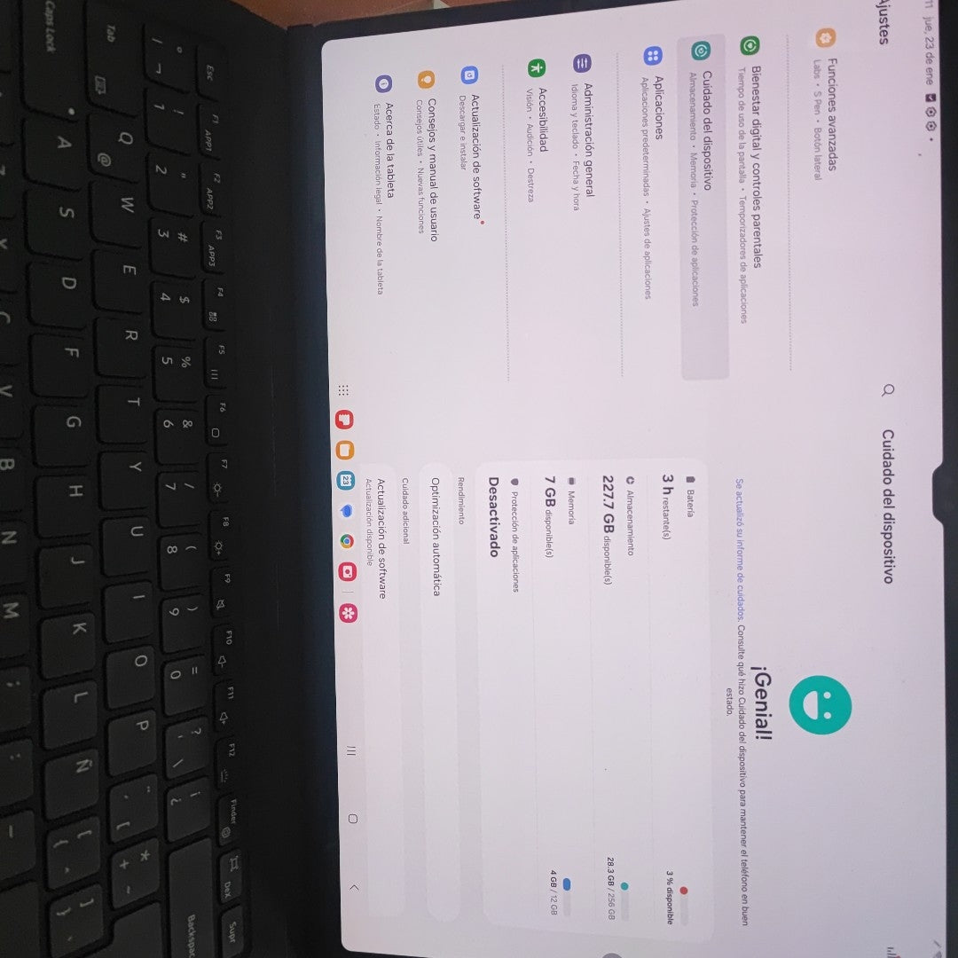 TABLETA SAMSUNG GALAXY TAB S8 ULTRA SM-X900 256 GB 12 GB RAM (SEMINUEVO)