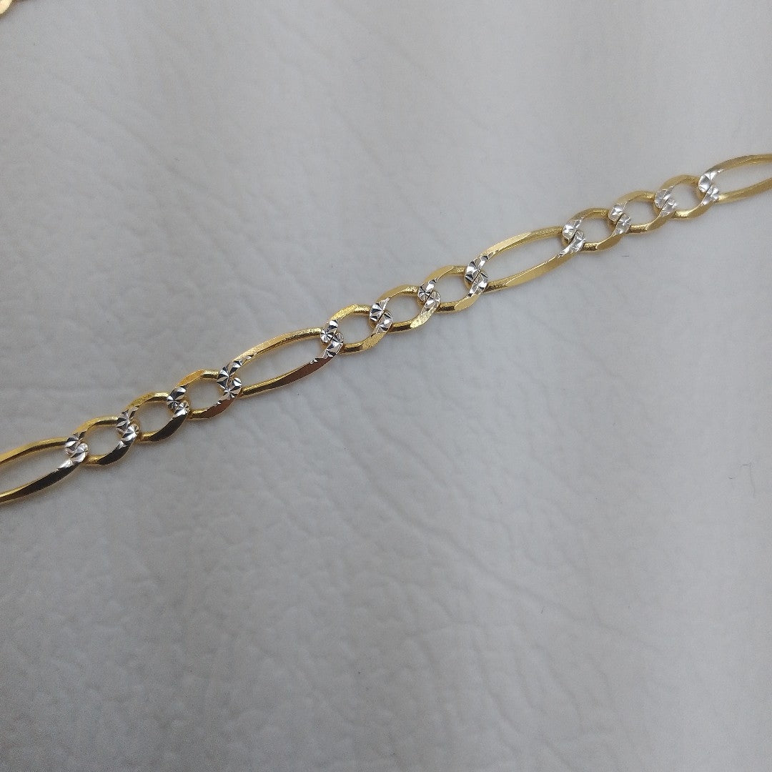 CADENAS CARTIER 3 1 DIAMANTADA ORO 14K 7.3 (NUEVO)