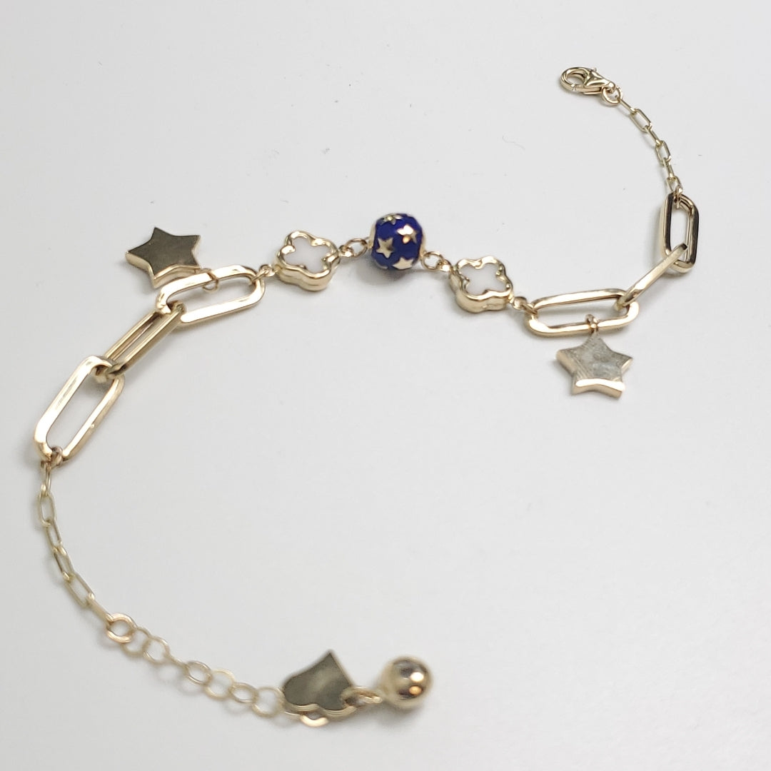 PULSERAS DAMA ORO 14K 7.6 (NUEVO)