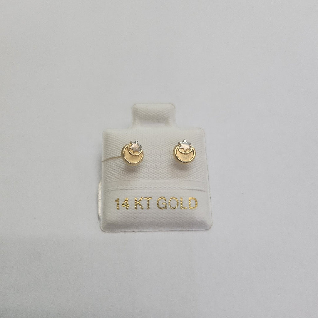 BROQUELES ORO 14K 1 (NUEVO)