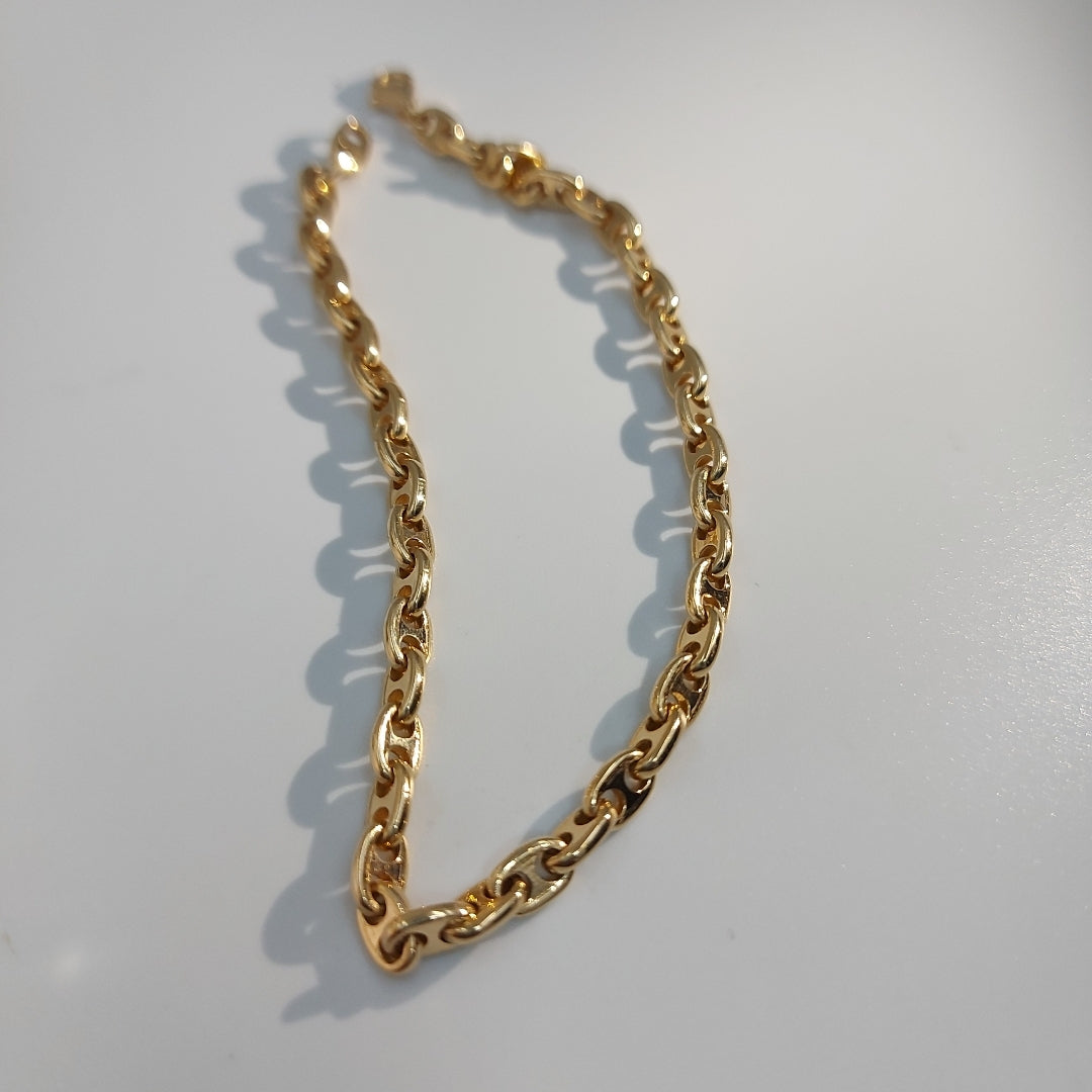 PULSERAS CABALLERO ORO 14K 7 (NUEVO)