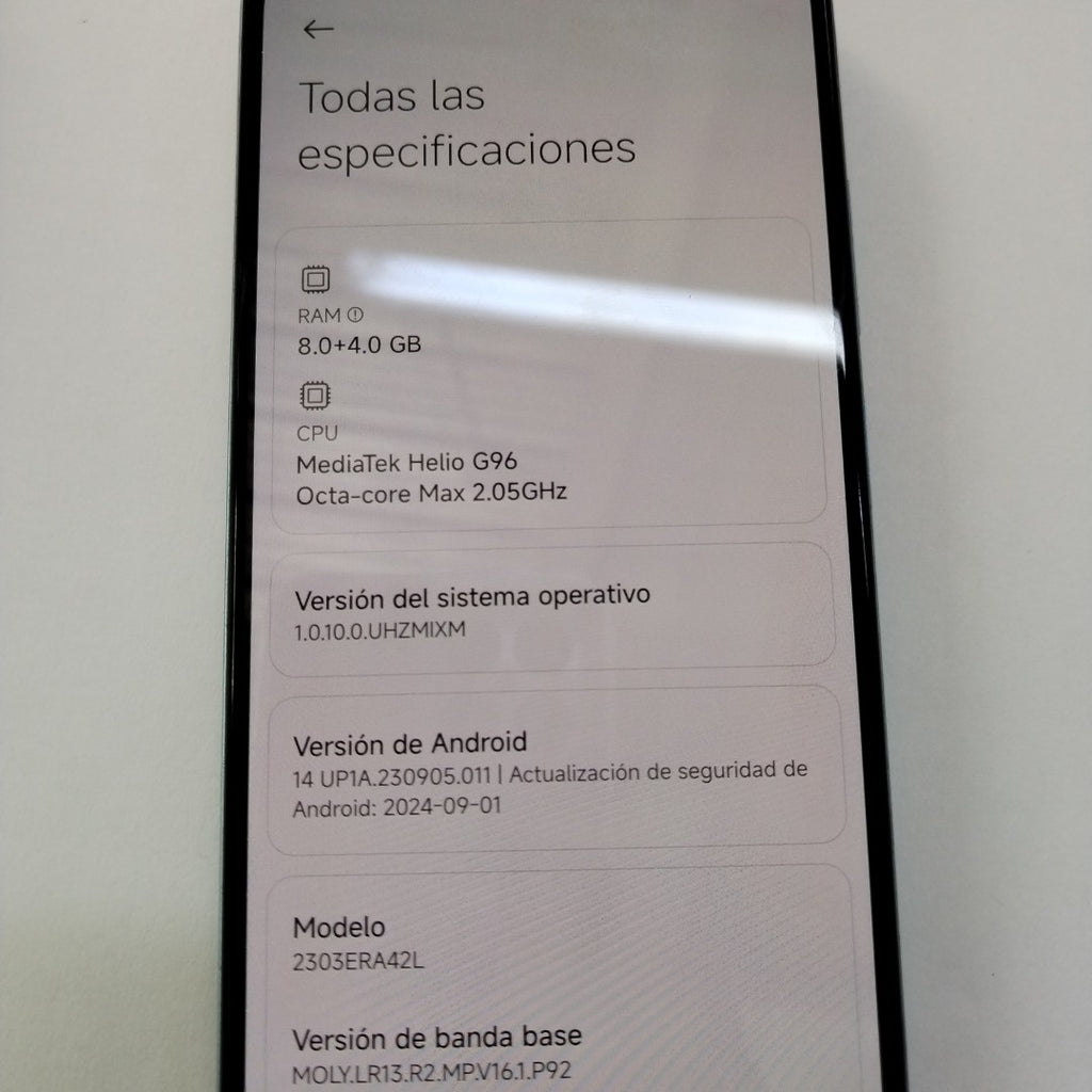 CELULAR XIAOMI REDMI NOTE 12S 2303ERA42L (2023) 256 GB 8 GB RAM