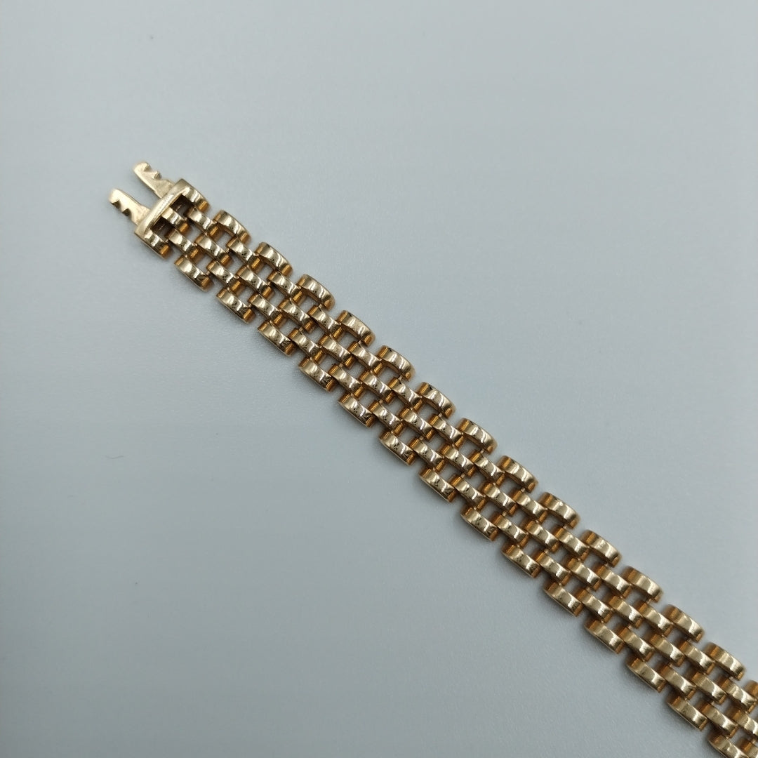 PULSERAS CABALLERO ORO 14K 18.1 (NUEVO)