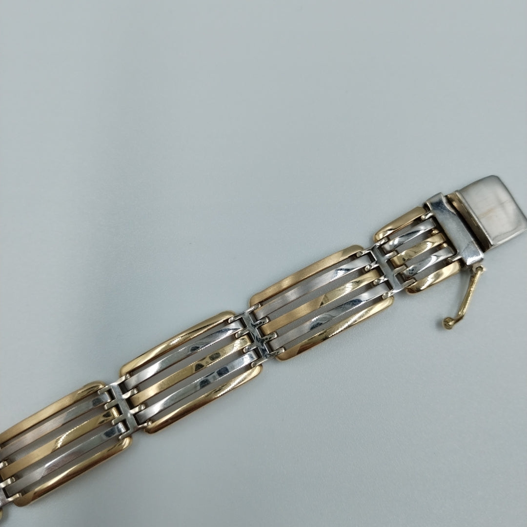 PULSERAS CABALLERO ORO 14K 18.7 (NUEVO)