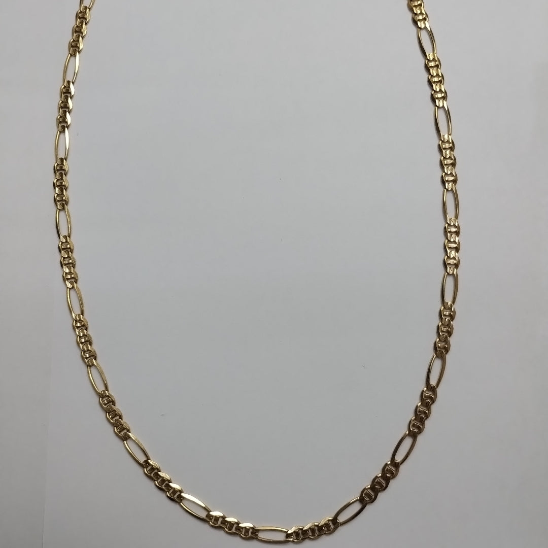 CADENAS CARTIER 3*1 AMARILLA ORO 10K 12.8 (NUEVO)