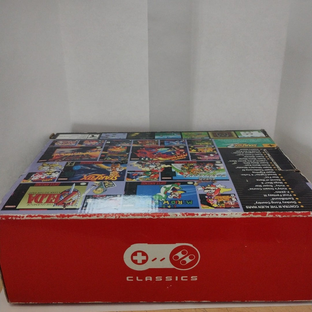 CONSOLA DE VIDEOJUEGO NINTENDO SUPER NES CLASSIC EDITION 21 JUEGOS PRECARGADOS (SEMINUEVO)