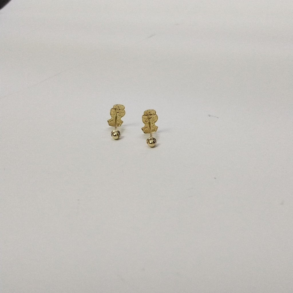 BROQUELES ORO 10K 1 (NUEVO)