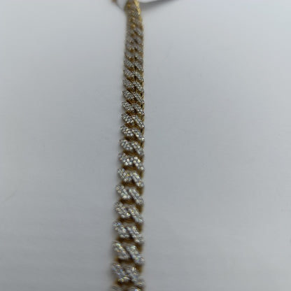 PULSERA MONACO ORO 14K 8.8 (NUEVO)