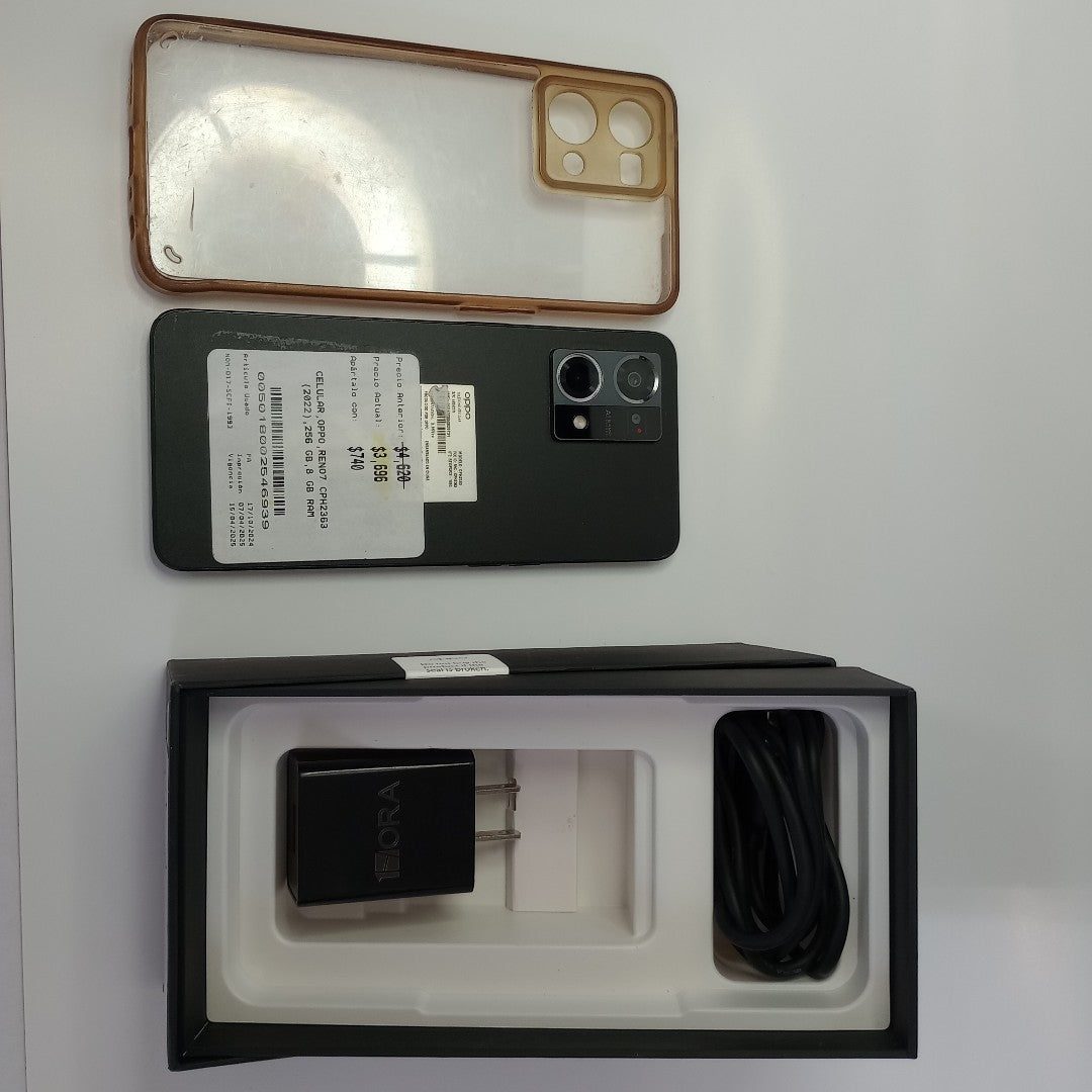 CELULAR OPPO  RENO7 CPH2363 (2022) 256 GB 8 GB RAM (SEMINUEVO)