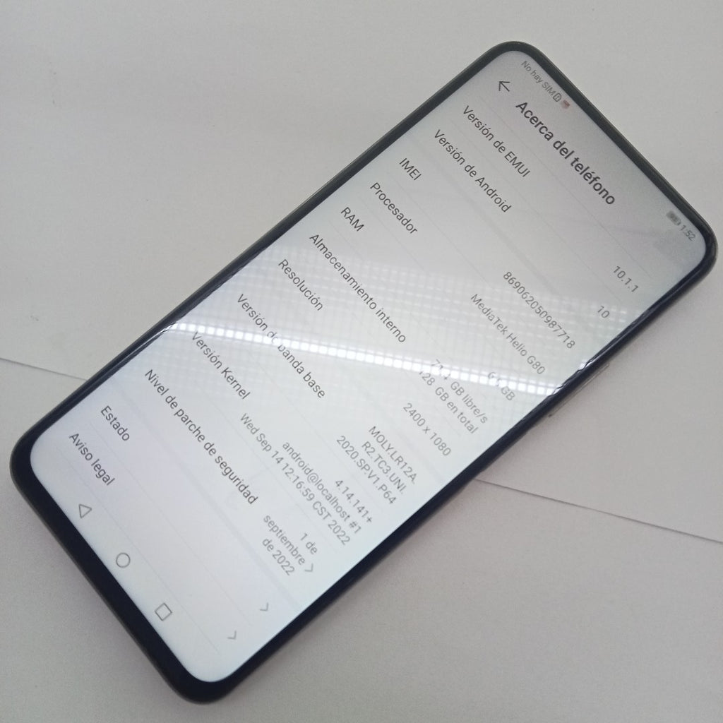 CELULAR HUAWEI Y9A FRL-L23 128 GB 6 GB RAM (SEMINUEVO)
