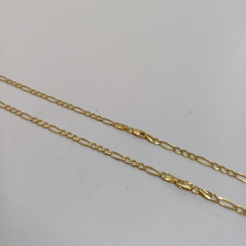CADENAS CARTIER 3*1 AMARILLA ORO 14K 8.2 (NUEVO)