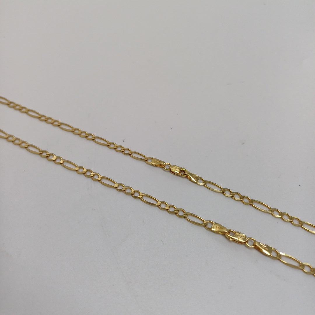 CADENAS CARTIER 3*1 AMARILLA ORO 14K 8.2 (NUEVO)