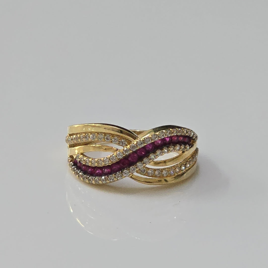 ANILLOS DAMA ORO 14K 3 (NUEVO)