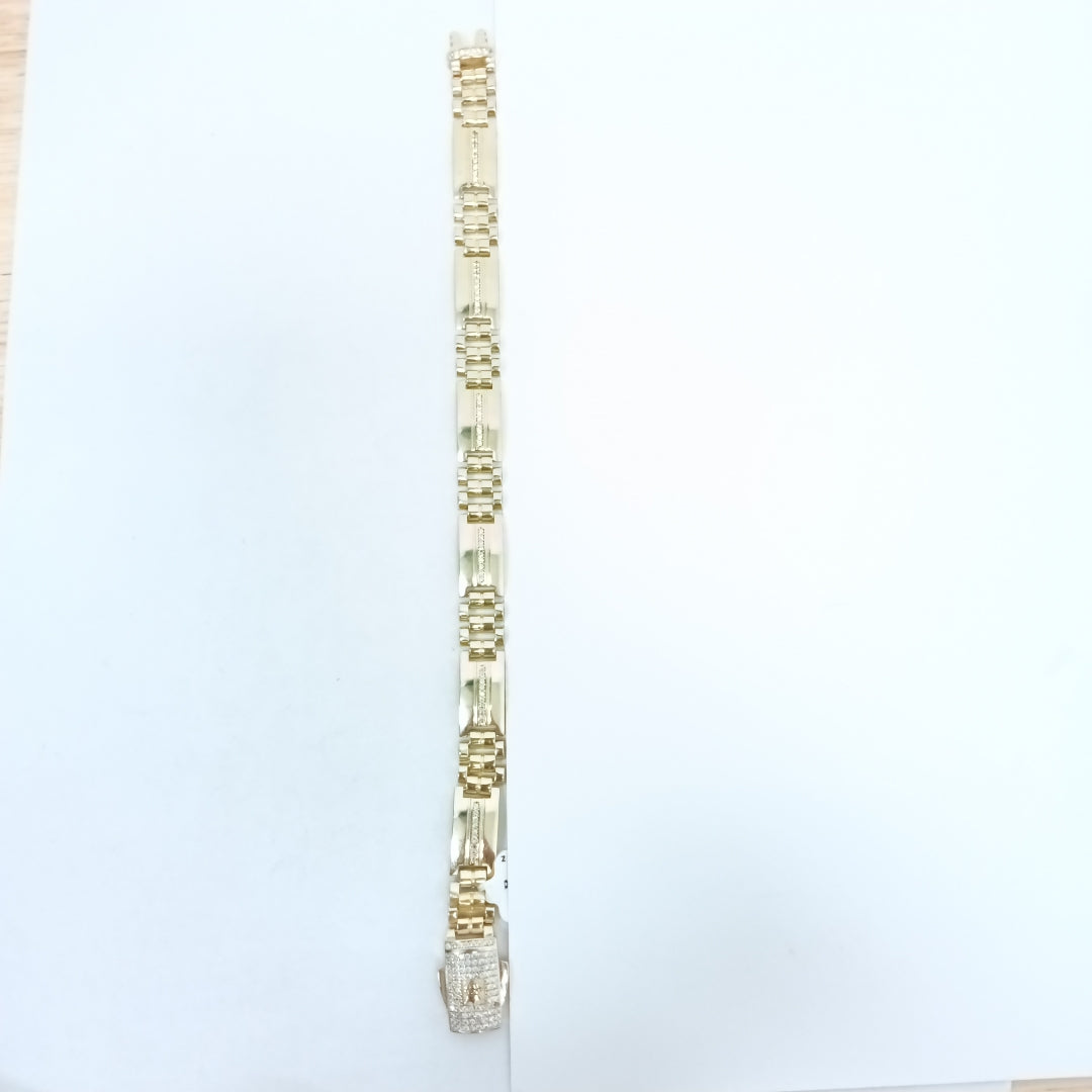 PULSERAS CABALLERO ORO 14K 21.6 (NUEVO)