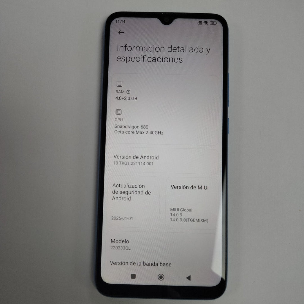 CELULAR XIAOMI REDMI 10C 220333QL 128 GB 4 GB RAM (SEMINUEVO)