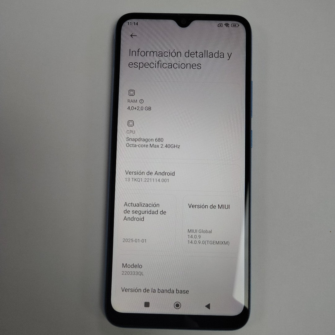 CELULAR XIAOMI REDMI 10C 220333QL 128 GB 4 GB RAM (SEMINUEVO)