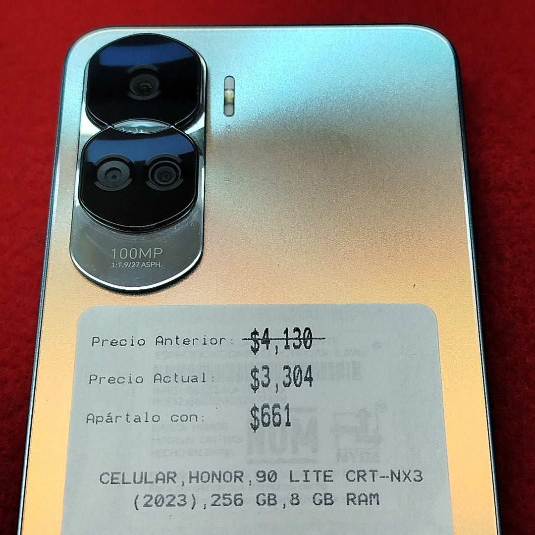 CELULAR HONOR 90 LITE CRT-NX3 (2023) 256 GB 8 GB RAM (SEMINUEVO)