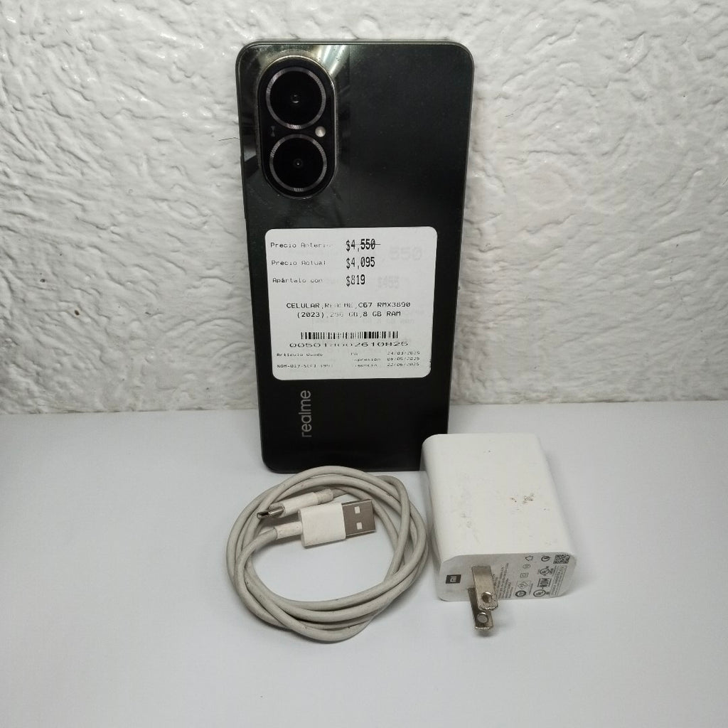 CELULAR REALME C67 RMX3890 (2023) 256 GB 8 GB RAM