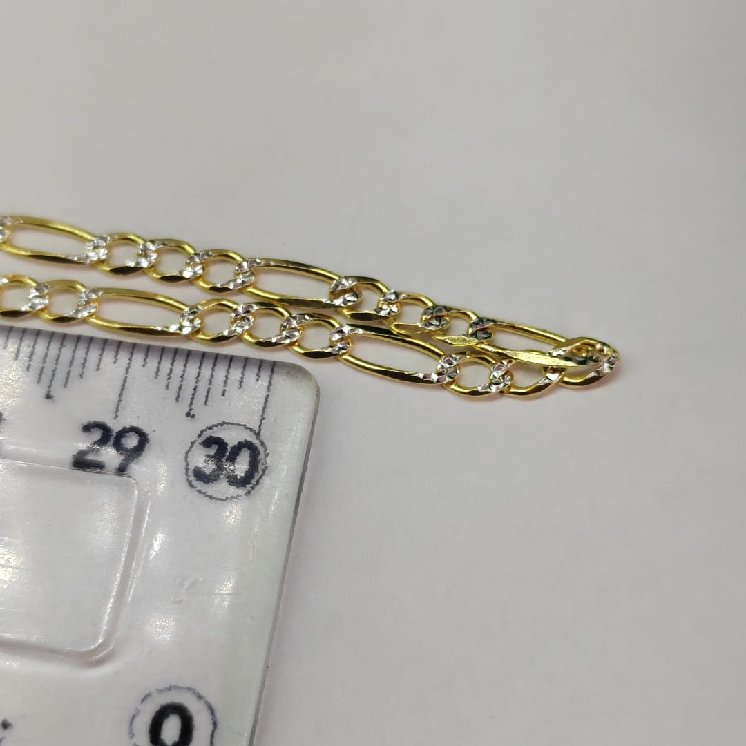 CADENAS CARTIER 3 1 DIAMANTADA ORO 14K 8.8 (NUEVO)