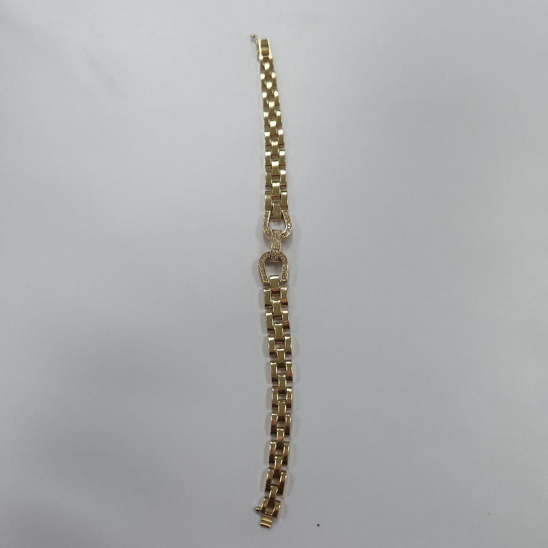 PULSERAS DAMA ORO 14K 17.5 (NUEVO)