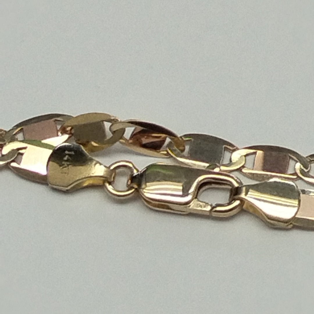 CADENAS VALENTINA/ESPEJO ORO 14K 10.7 (NUEVO)