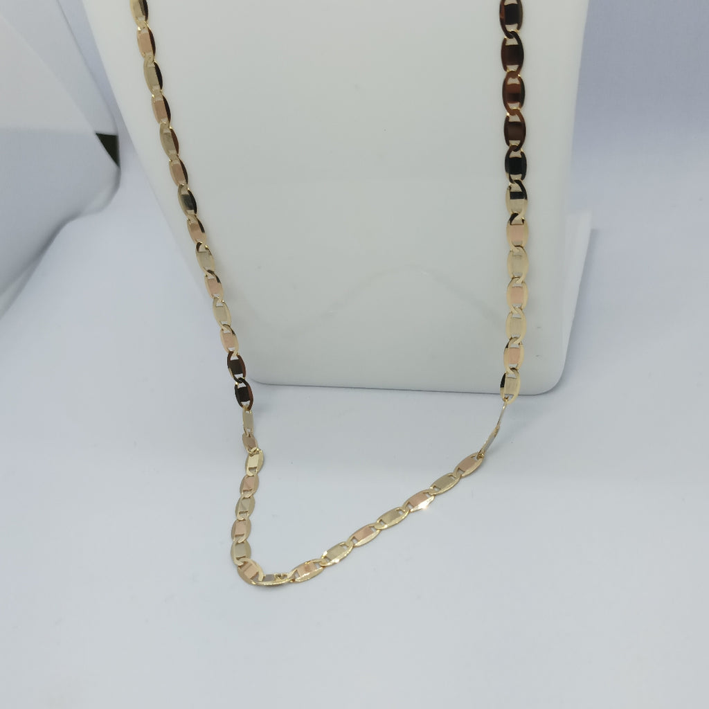CADENAS VALENTINA/ESPEJO ORO 14K 10.7 (NUEVO)