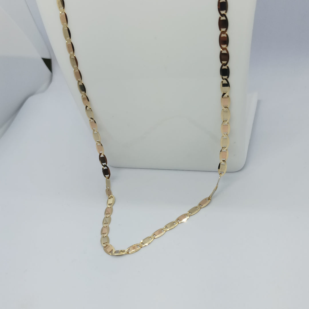CADENAS VALENTINA/ESPEJO ORO 14K 10.7 (NUEVO)