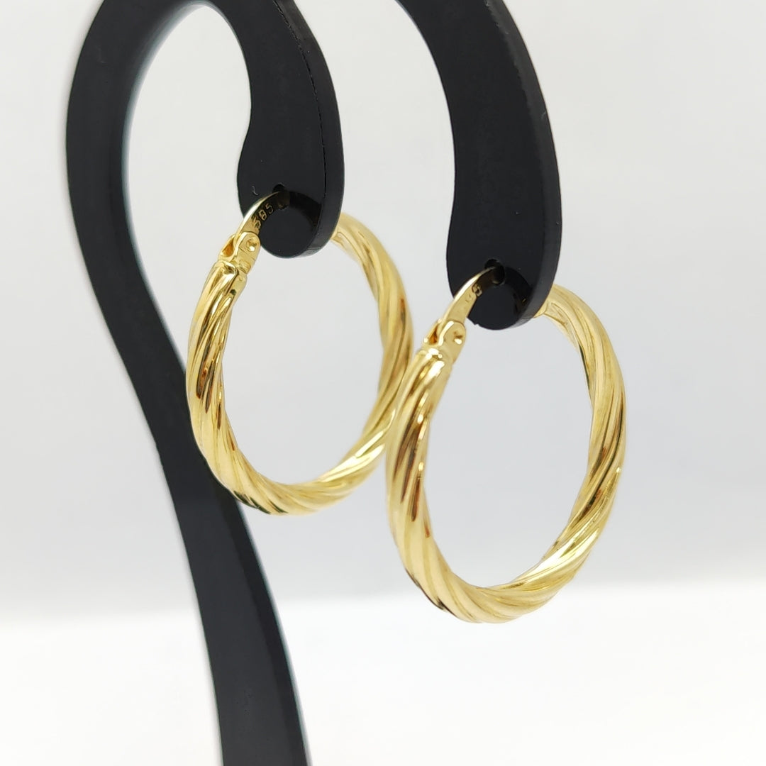 ARRACADAS ORO 14K 2.2 (NUEVO)