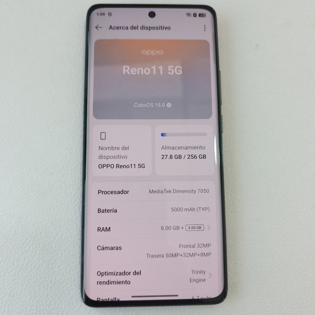 CELULAR OPPO  RENO11 5G CPH2599 (2024) 256 GB 8 GB RAM