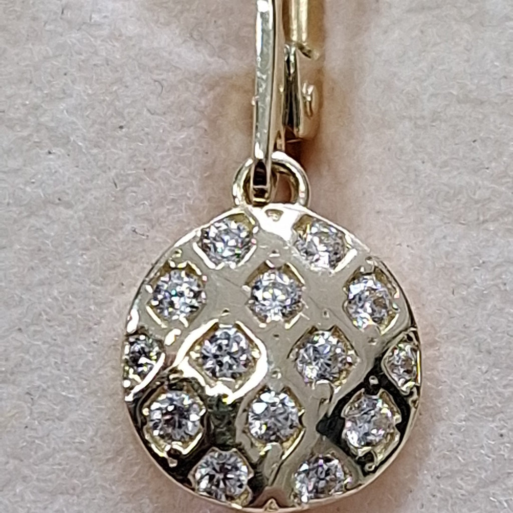 BROQUELES ORO 14K 2.4 (NUEVO)