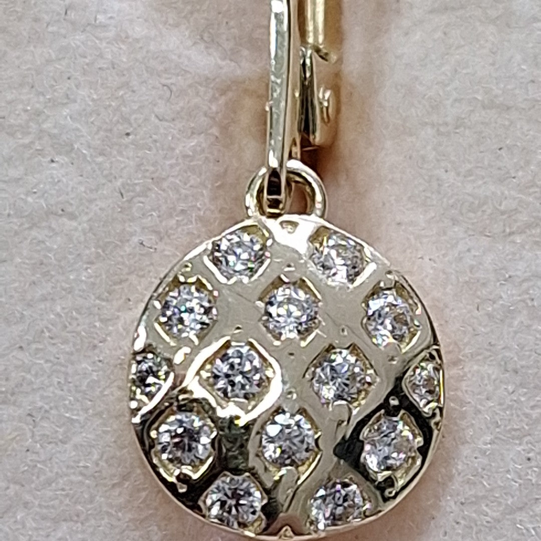 BROQUELES ORO 14K 2.4 (NUEVO)
