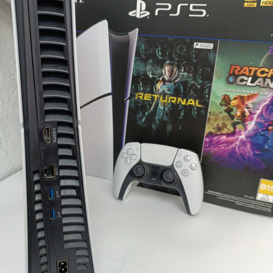CONSOLA DE VIDEOJUEGO SONY PS5 SLIM DIGITAL 1 TB SSD (SEMINUEVO)