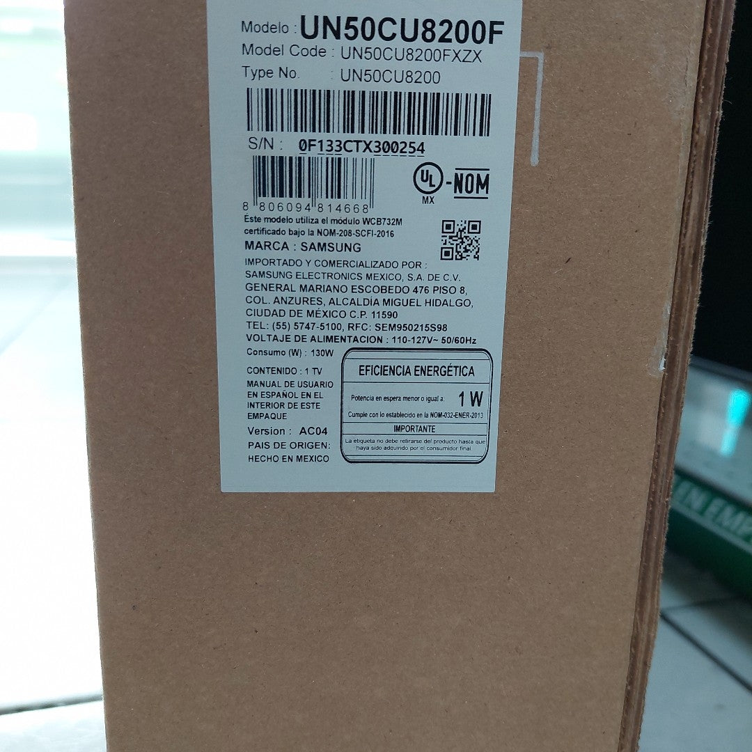 PANTALLA SAMSUNG UN50CU8000F (2023) 50" LED 4K (SEMINUEVO)