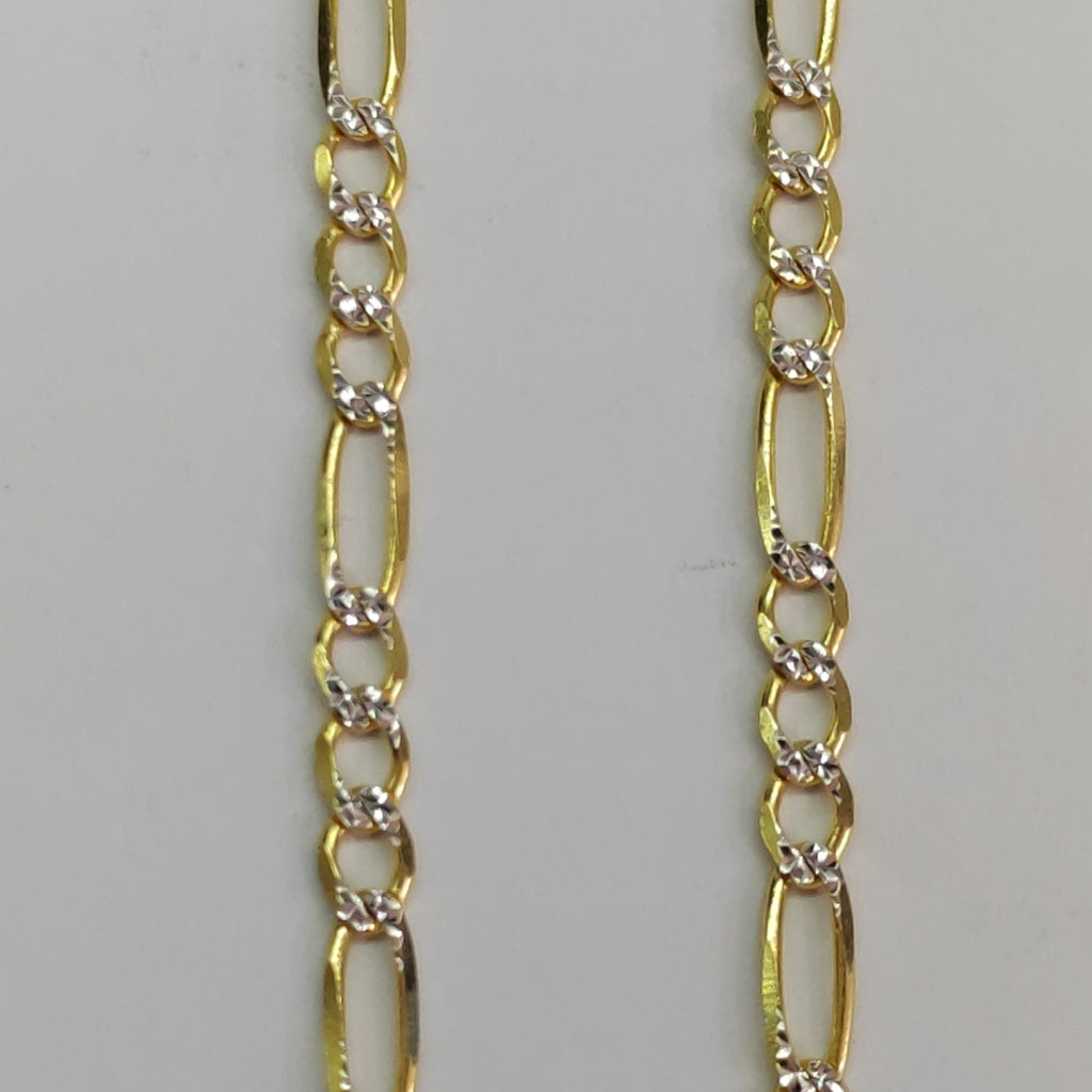 CADENAS CARTIER 3*1 DIAMANTADA ORO 14K 8.1 (NUEVO)