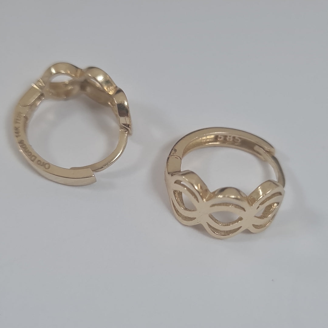 HUGGIES ORO 14K 2.1 (NUEVO)