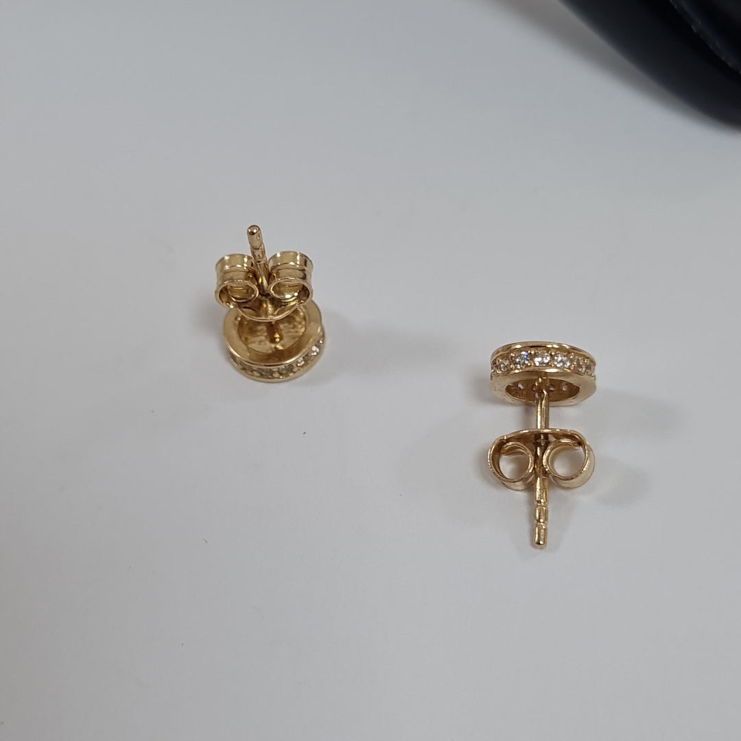 BROQUELES ORO 14K 1.5 (NUEVO)