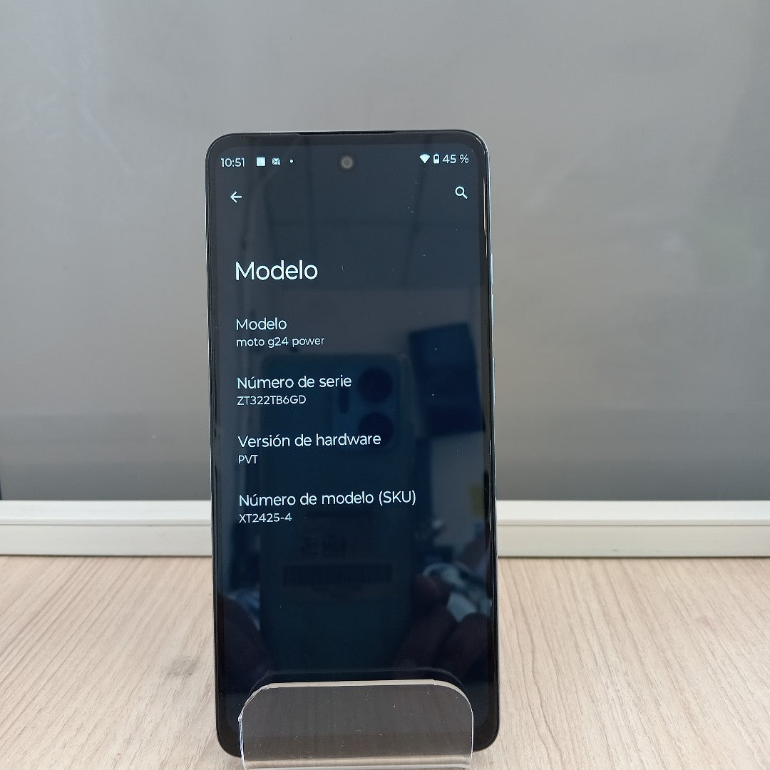 CELULAR MOTOROLA MOTO G24 POWER XT2425-4 (2024) 256 GB 8 GB RAM (SEMINUEVO)