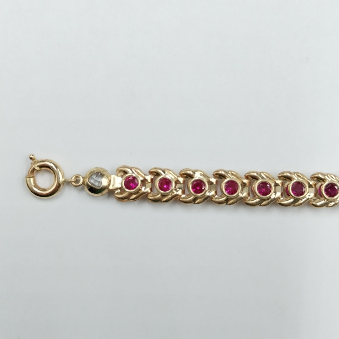 PULSERAS DAMA ORO 14K 12 (NUEVO)