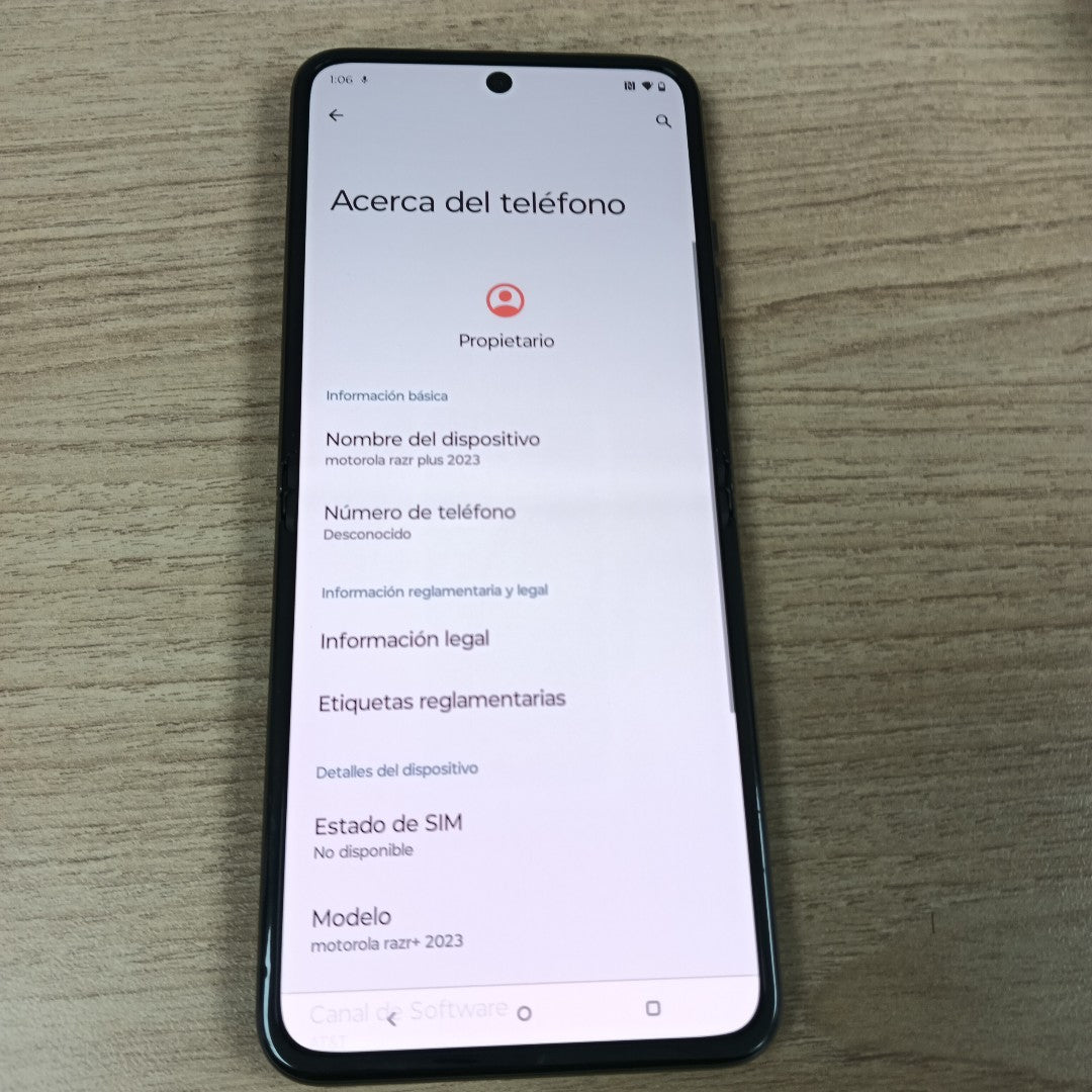 CELULAR MOTOROLA RAZR+ XT2321-5 (2023) 256 GB 8 GB RAM (SEMINUEVO)
