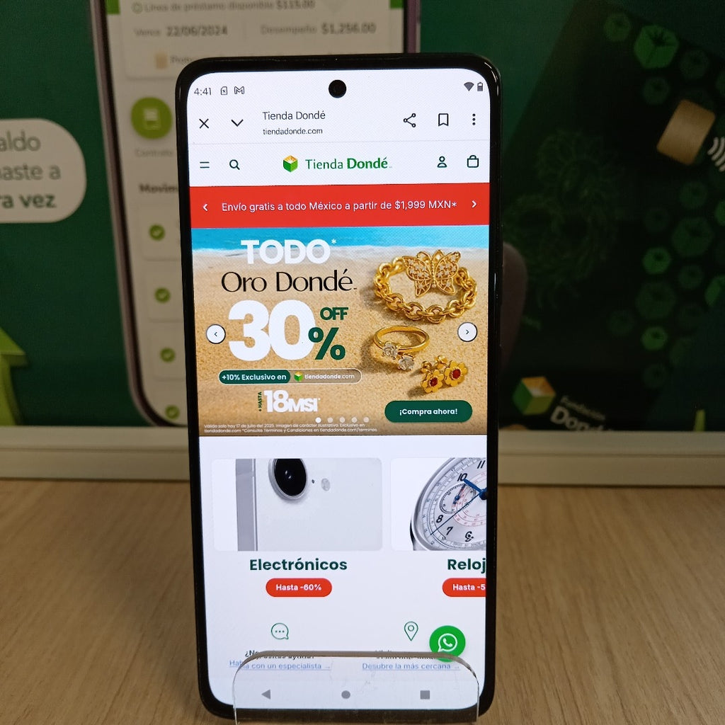 CELULAR MOTOROLA MOTO G72 XT2255-3 128 GB 6 GB RAM (SEMINUEVO)