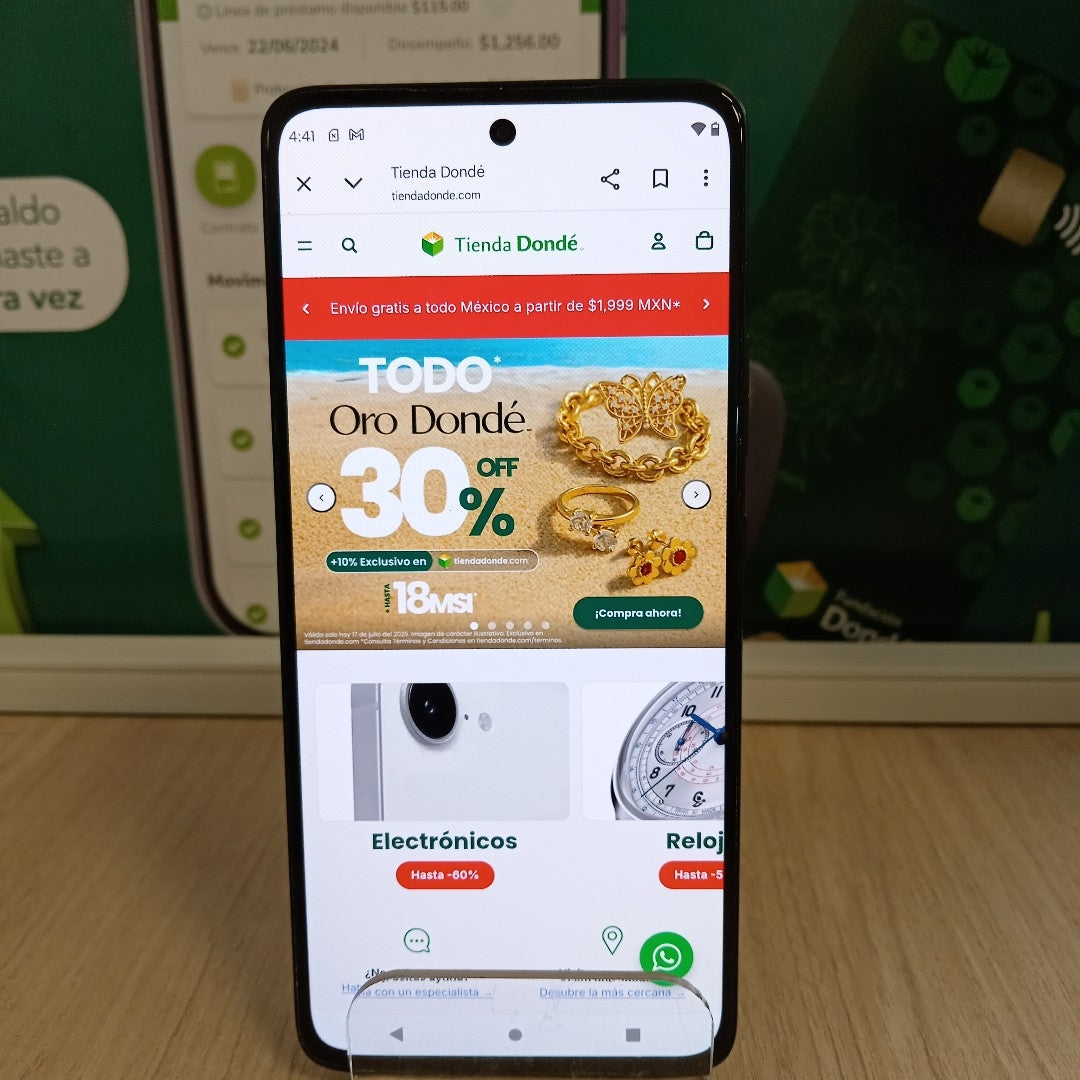 CELULAR MOTOROLA MOTO G72 XT2255-3 128 GB 6 GB RAM (SEMINUEVO)