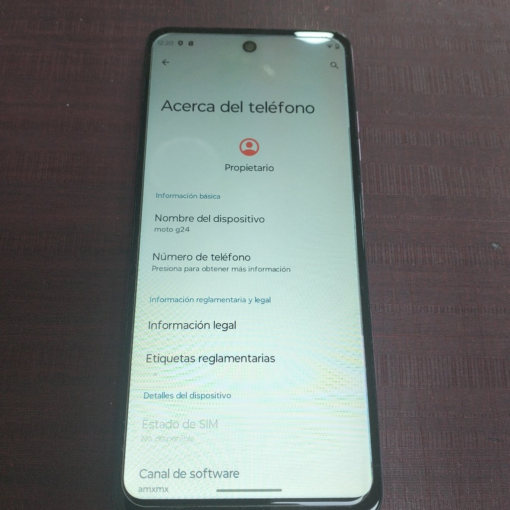 CELULAR MOTOROLA MOTO G24 XT2423-1 (2024) 256 GB 4 GB RAM (SEMINUEVO)